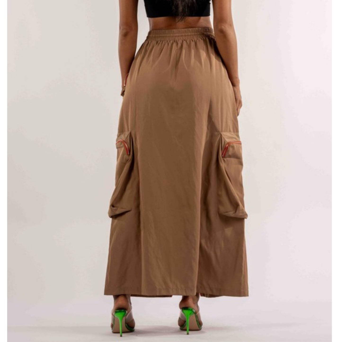 (AAAAA) Cargo Skirt Mocha