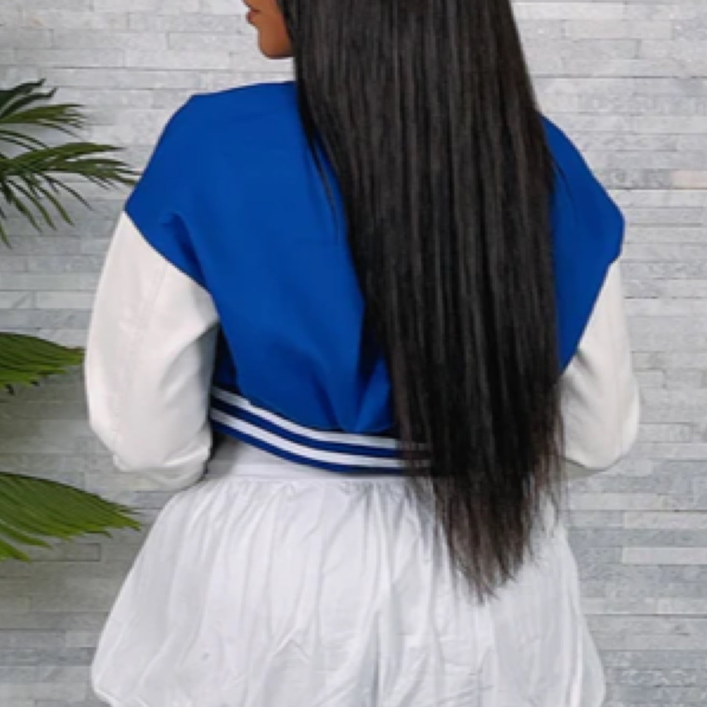 Prep School Letterman Jacket Blue