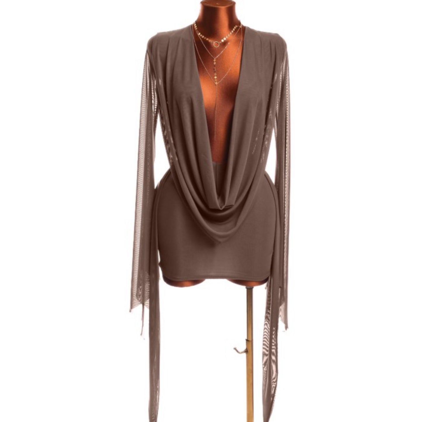 (1) Allure Dress Nude
